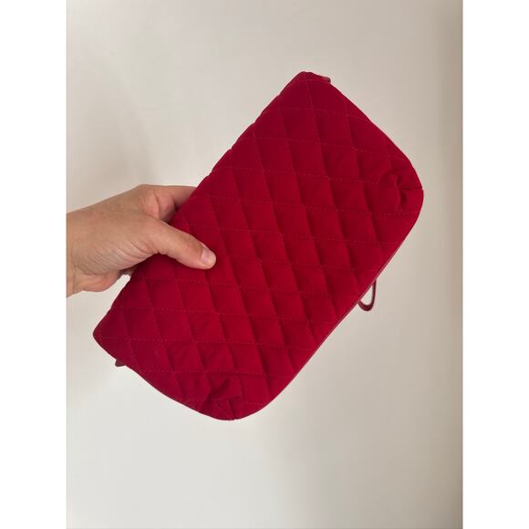 Vera Bradley Quilted Cotton Wristlet Clutch - Red - Picture 4 of 7